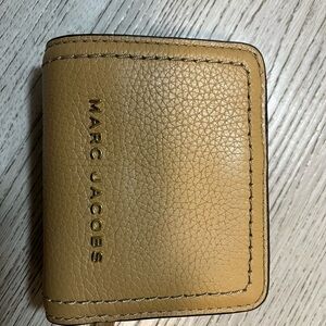 Marc Jacobs Camel Leather Card Holder